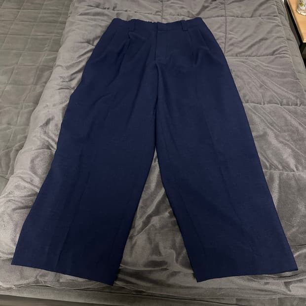 [L/32-34] 유니클로X마르니 와이드핏 트라우저 핀턱 배기 슬랙스