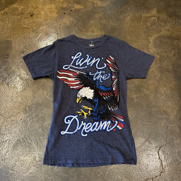 Vintage 프린팅 반팔티 S