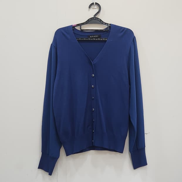 [77] 에셀리아 S.LRIAHH.7 네이비 쉬폰 가디건 77