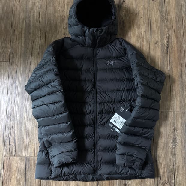 아크테릭스 25fw 세륨 후디 블랙 L 새제품