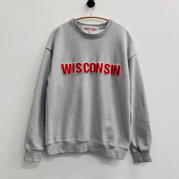 리차드슨(Richardson) 위스콘신 칼리지 로고 맨투맨