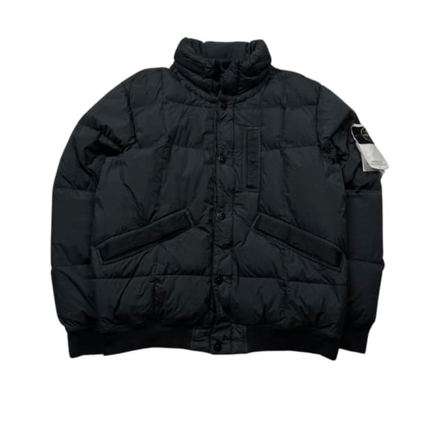 스톤아일랜드 크링클랩스 패딩 19fw 블랙 L