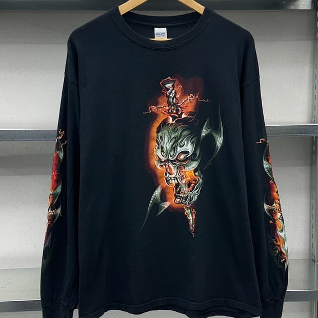 (XL)00'S GILDAN 빈티지긴팔-M1720