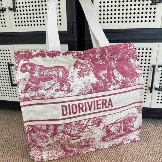 디올 리비에라 에코백