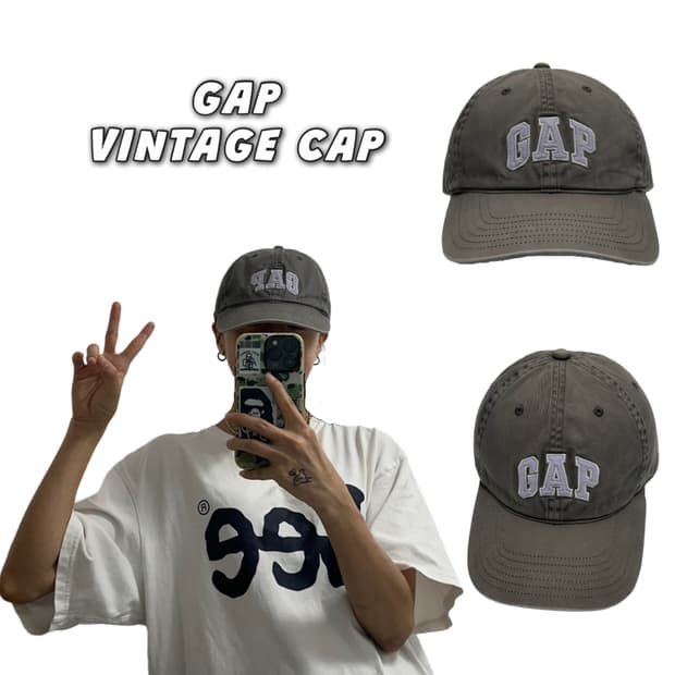 갭 GAP 빈티지 볼캡 모자