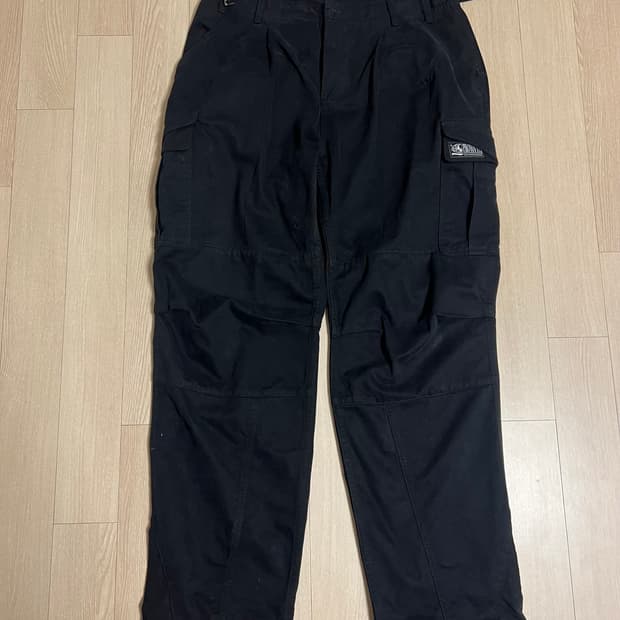 ETCE 레이어드 카고 팬츠 블랙 L