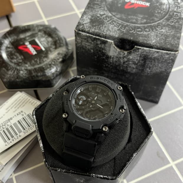 지샥 GA-2100BB 올블랙 에디션(일본 매장 구매)