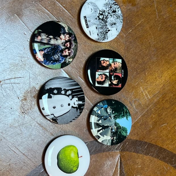 비틀즈 뱃지 6종 세트 