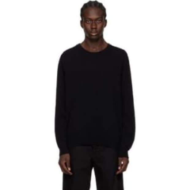 르메르 25ss 크루넥 울 니트 스웨터 블랙 / S