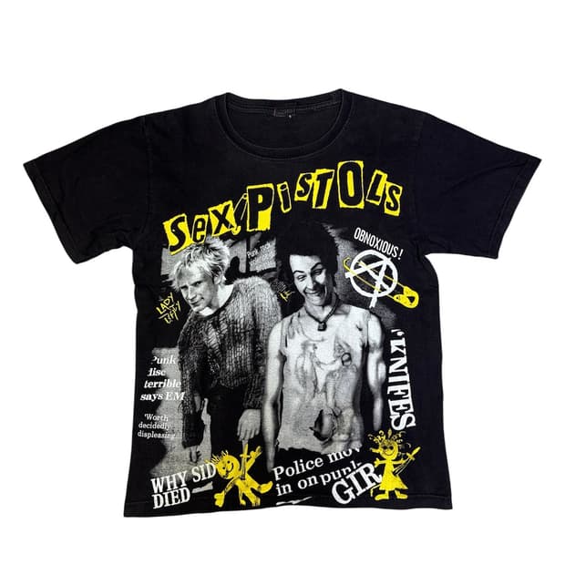 빈티지 90s 섹스피스톨즈 SEX PISTOLS 밴드 티셔츠 M