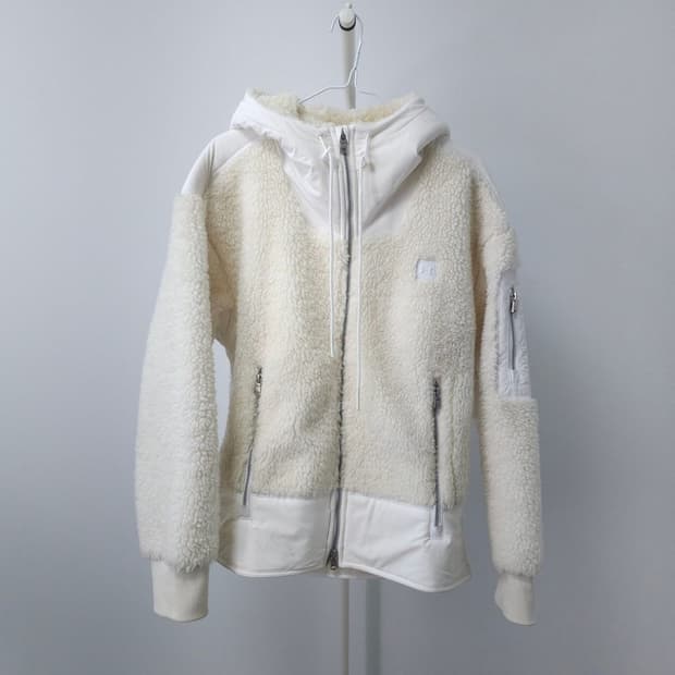 언더아머 양털 후드집업 M