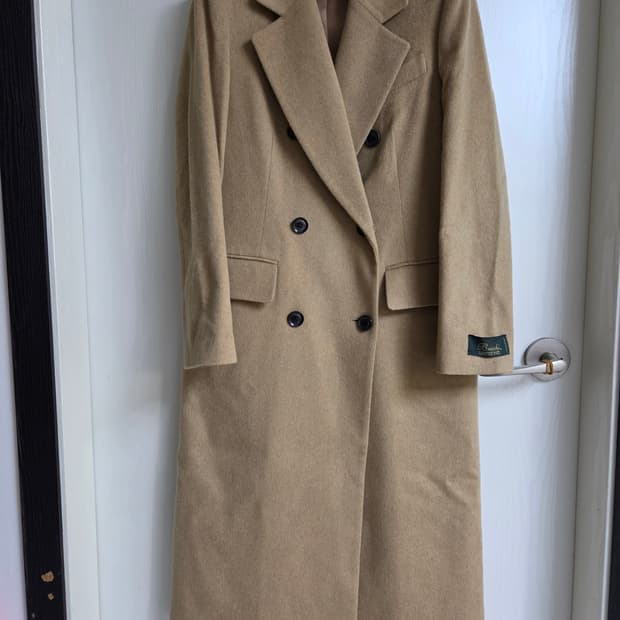 모조에스핀 캐시미어 혼방 코트