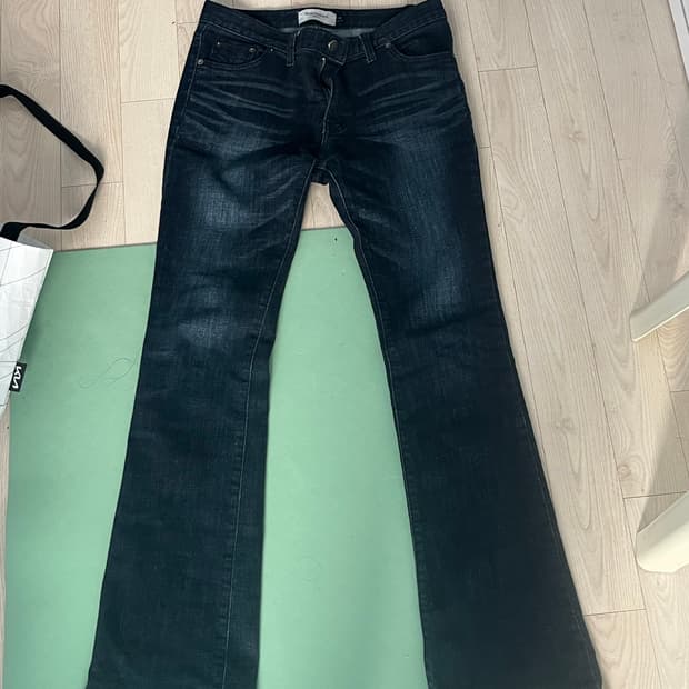 보헤미안서울 bohemian seoul 딥블루 워싱 부츠 컷