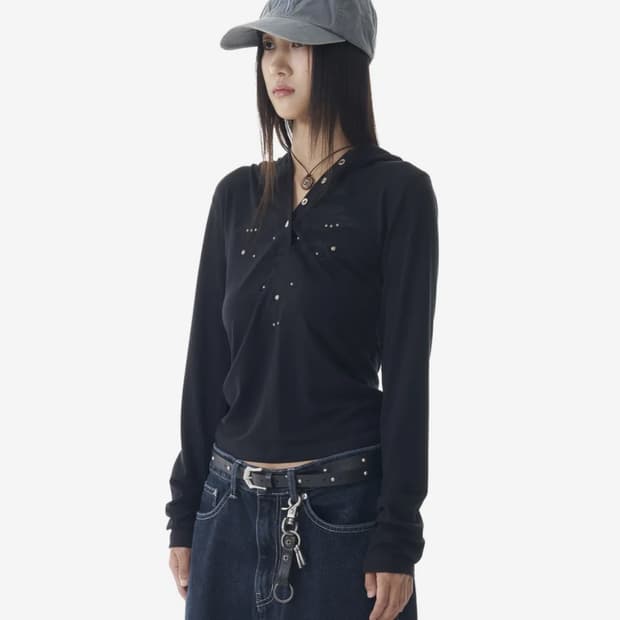 아캄 후드 롱슬리브 2size