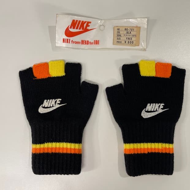 나이키 90s 올드 빈티지 오픈 핑거 장갑 3번 NIKE OLD 1990
