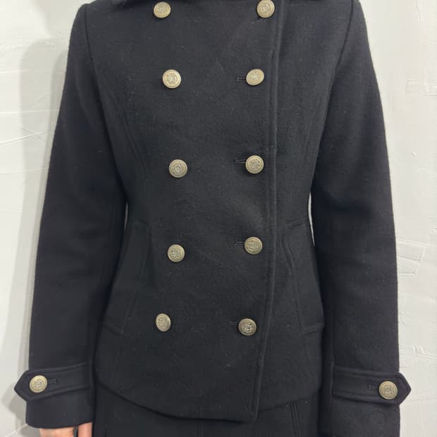 reac two button wool jacket