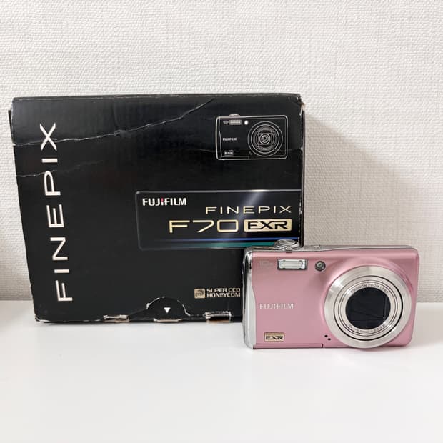 [풀박/작례⭕️]후지필름 파인픽스 f70exr 핑크 풀박
