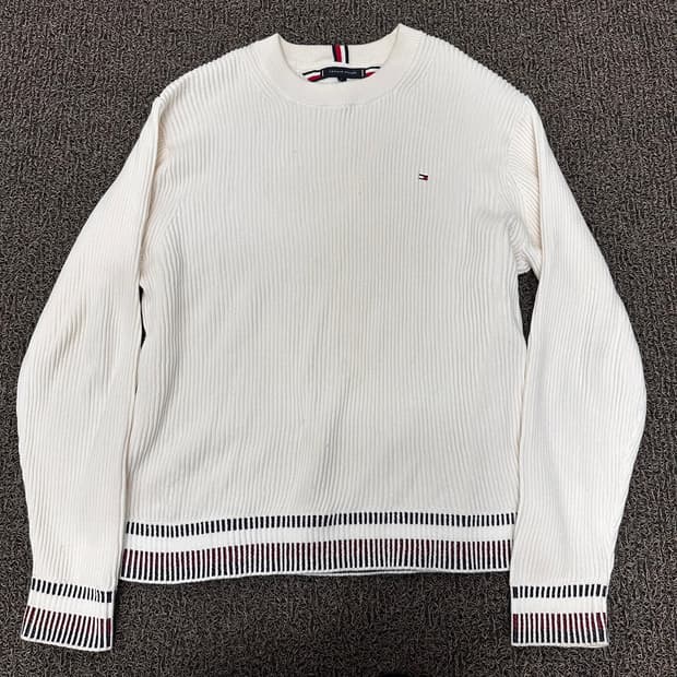 타미힐피거 케이블 니트 스웨터 2XL