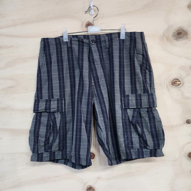 453) 파타고니아 체크 카고 반바지