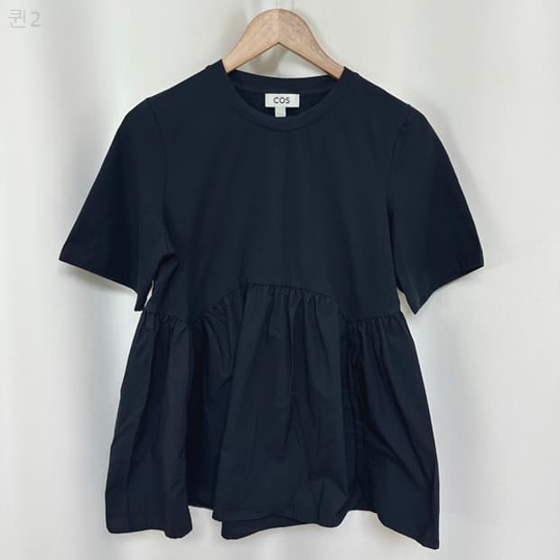 COS 코스 여자 반팔티 임부복티 검정 M 
