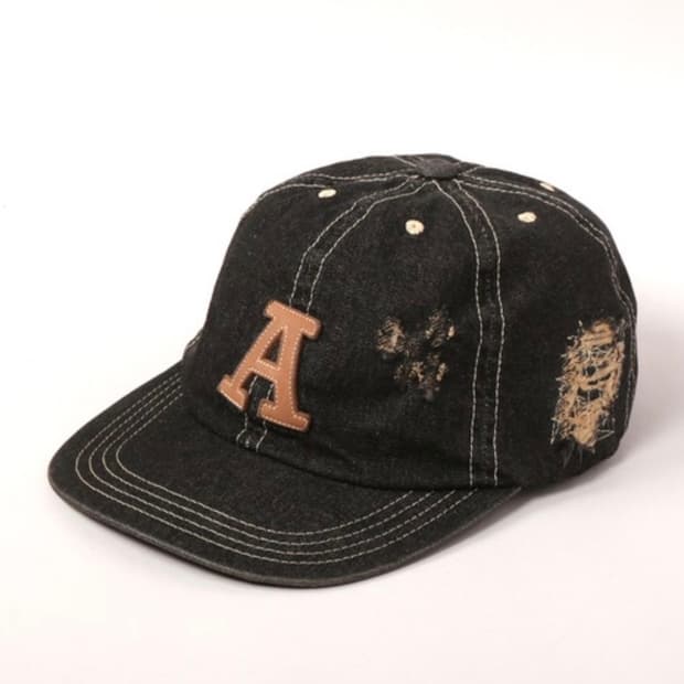 카시라 빈티지 데미지 데님 볼캡