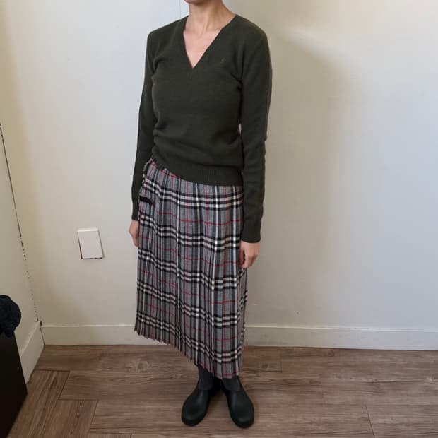 폴로랄프로렌 올리브 스웨터