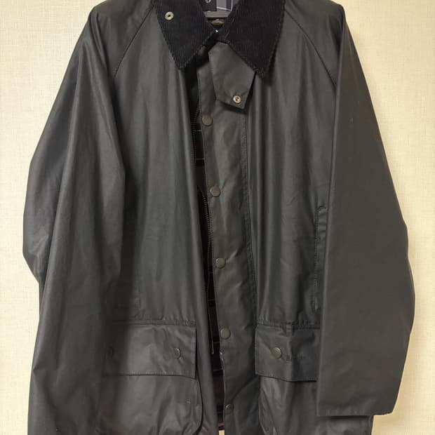 바버 뷰포트 블랙 왁스 자켓 42size (100-105) 실착 5회