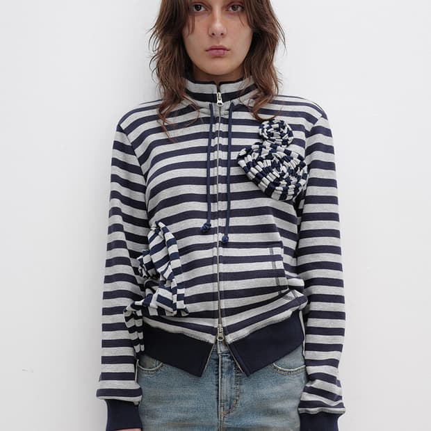 오픈 YY APPLIQUÉ ZIPUP JACKET