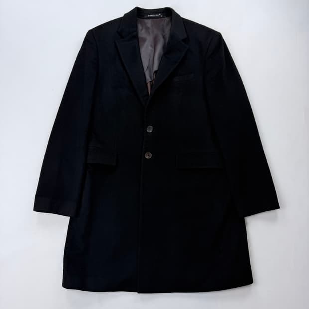 지오송지오 투버튼 캐시미어100% 코트