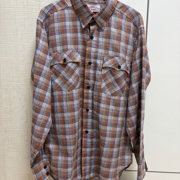 리바이스 빈티지 체크 셔츠 L