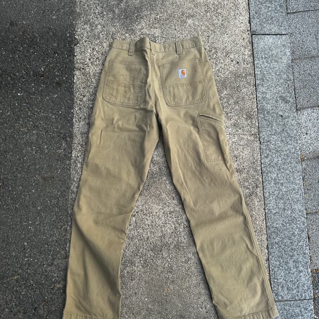 칼하트 릴렉스핏 유틸리티 워크팬츠 베이지