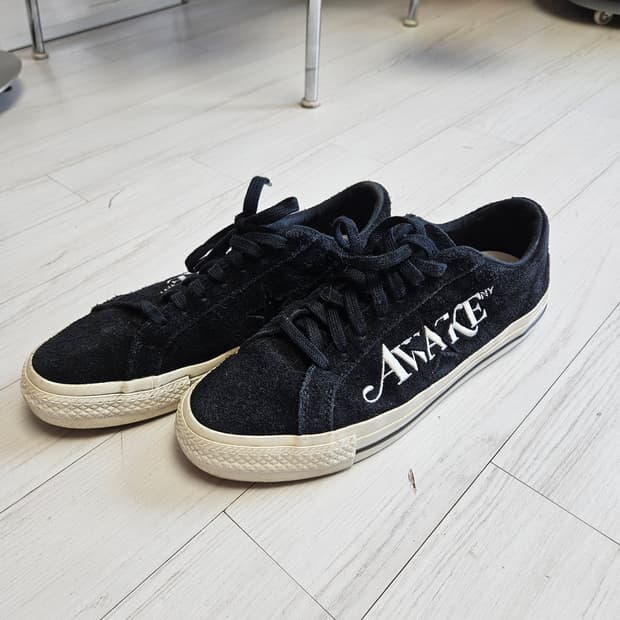컨버스원스타 X 어웨이크 뉴욕 스웨이드 블랙