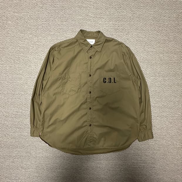 CAL O LINE japan made military shirt