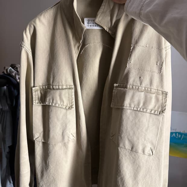 마르지엘라 밀리터리 자켓 