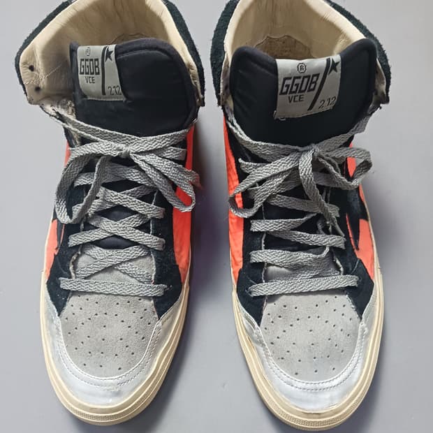 [270] 골든구스 빈티지 2.12 하이탑 스니커즈 네온 오렌지