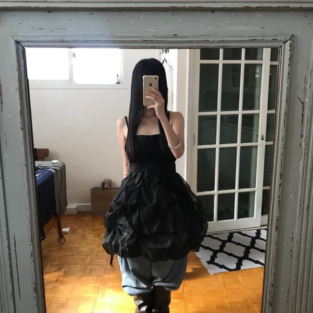 vintage balloon one-piece