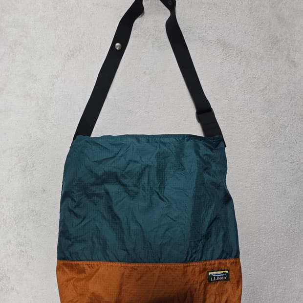 L.L.Bean 엘엘빈 투톤 나일론 에코백 