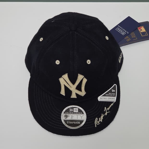 [새상품][네이비]폴로 랄프로렌 x MLB 뉴욕양키스 뉴에라 모자