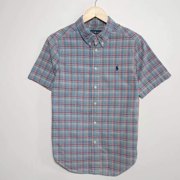44~55 POLO 폴로 랄프로렌 체크 반팔셔츠 멀티컬러