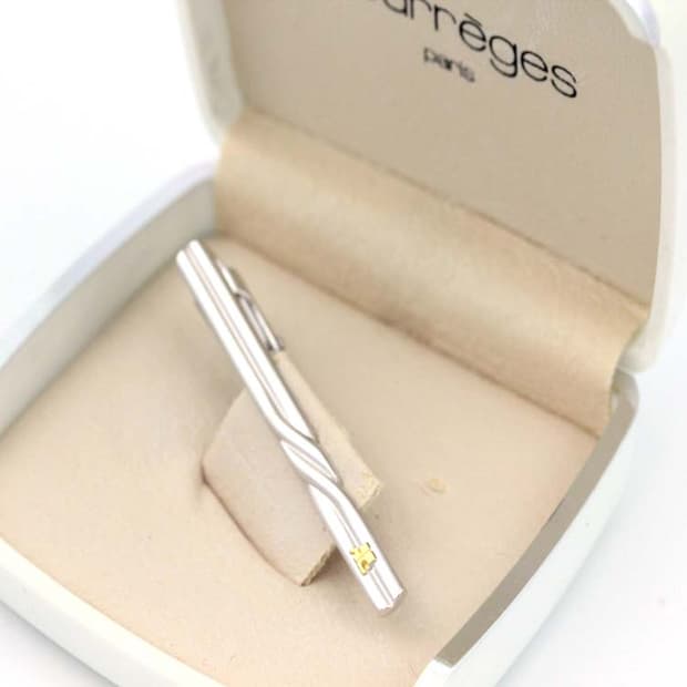 쿠레쥬 A+등급 5.5cm 남자 명품 넥타이핀 courreges