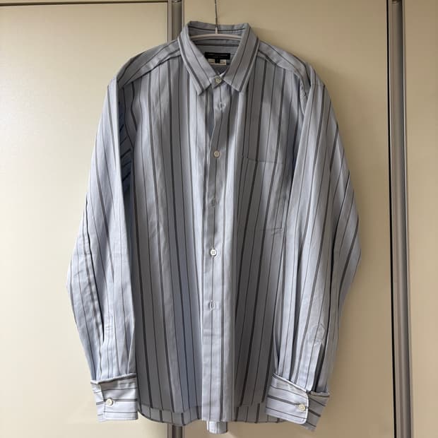 꼼데가르송 옴므 플러스 스트라이프 셔츠