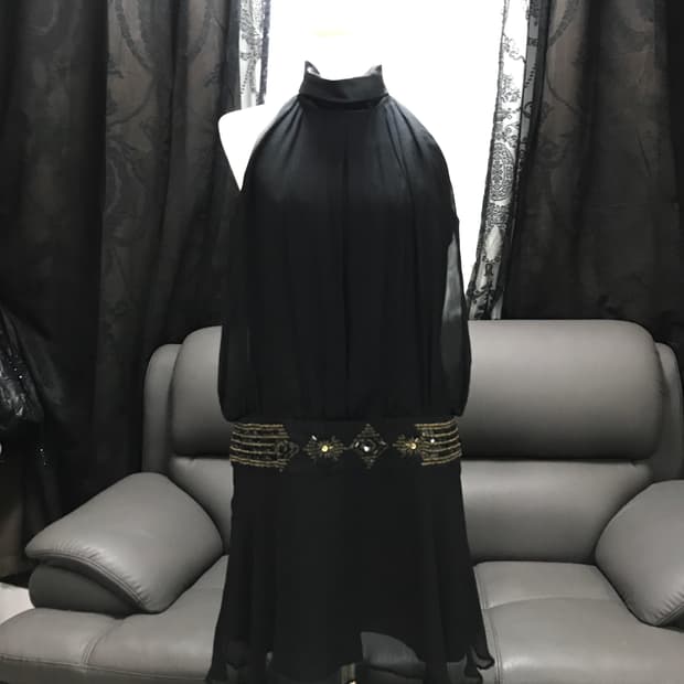 빈티지 쉬폰 나시 원피스