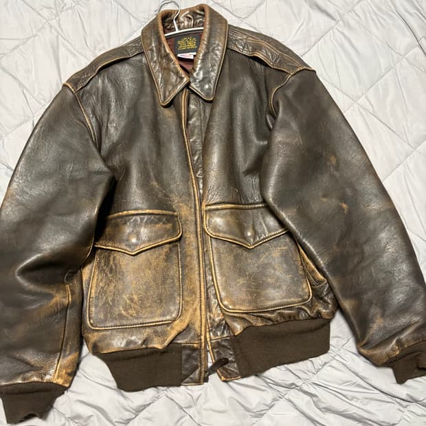 Avirex a2 가죽자켓