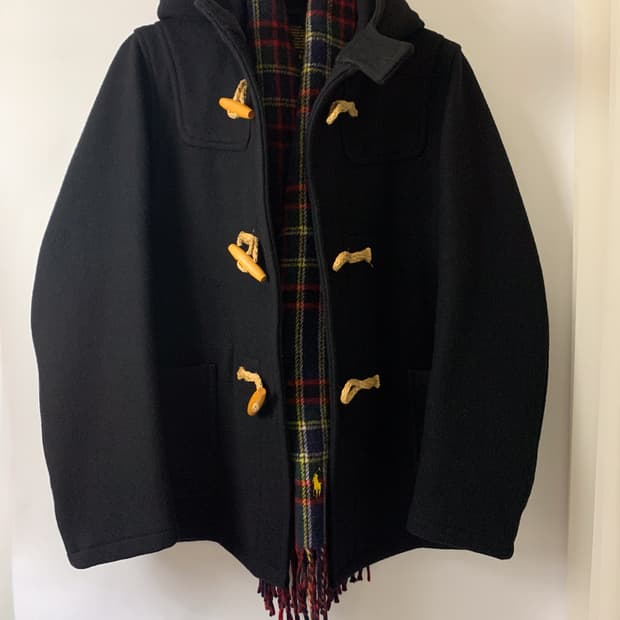 BEAMS x Fidelity 빔즈 피델리티 울 더플코트 S