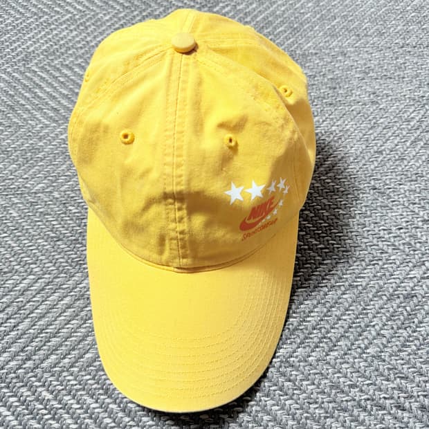 나이키 빈티지 옐로우 os 볼캡 m