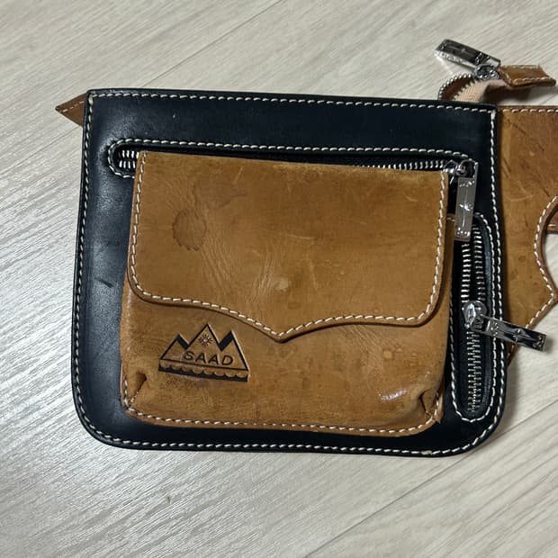 SAAD leather waist bag