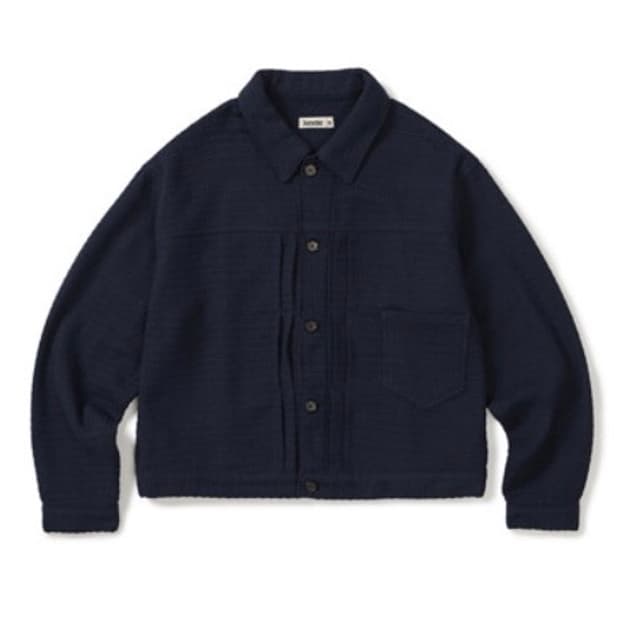 카락터 Weave truker jacket Navy