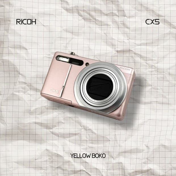 [필름색감!] 인스타용 리코 RICOH CX5 레트로 디지털 카메라