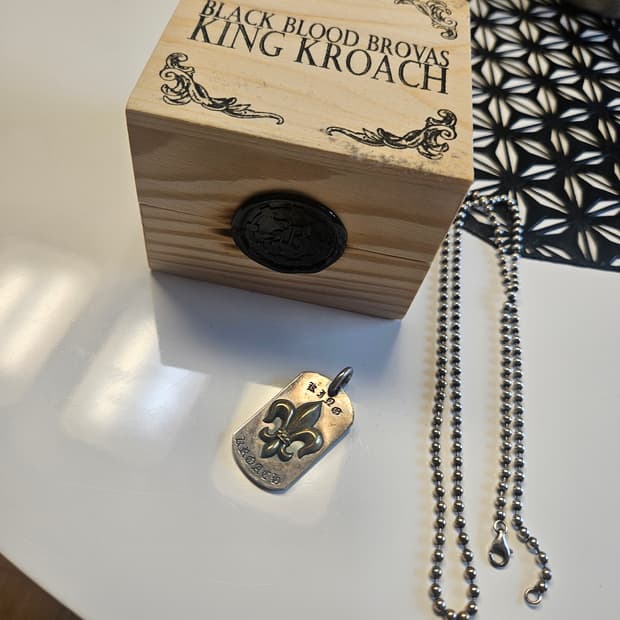 킹크로치 도그택 골드실버 풀박 볼체인 포함