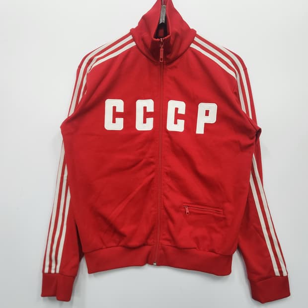 아디다스 레드 빈티지 cccp 져지